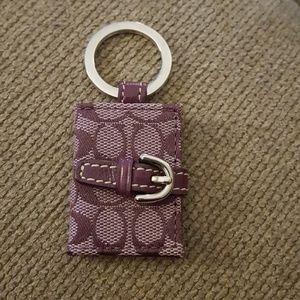 Coach picture keychain